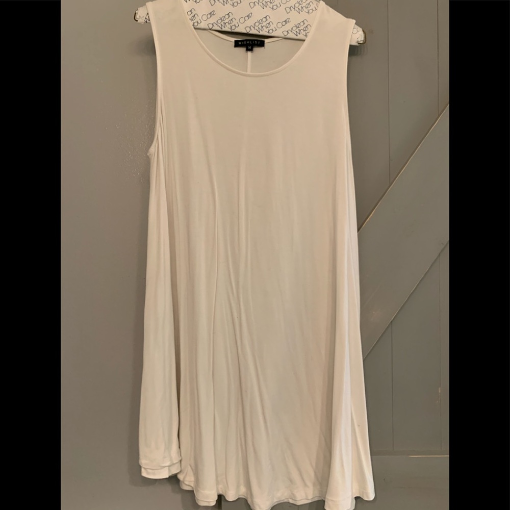 White T-shirt dress